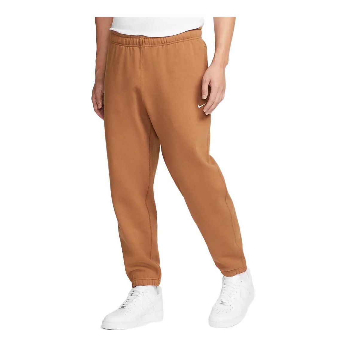 

Спортивные брюки Nike Solid Color Stay Warm Bundle Feet Drawstring Sweatpants Men's Orange DA0330-270