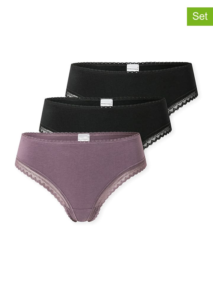 

Schiesser Набор из 3 штук: стринги светло-коричневого/черного цвета