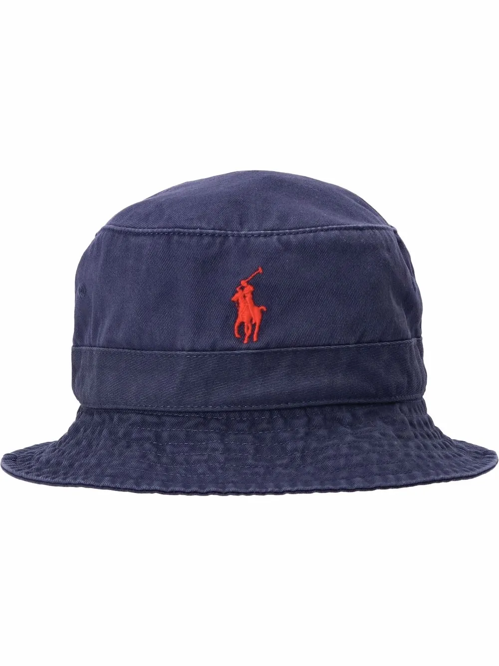 

Панама с вышитым логотипом POLO RALPH LAUREN, синий