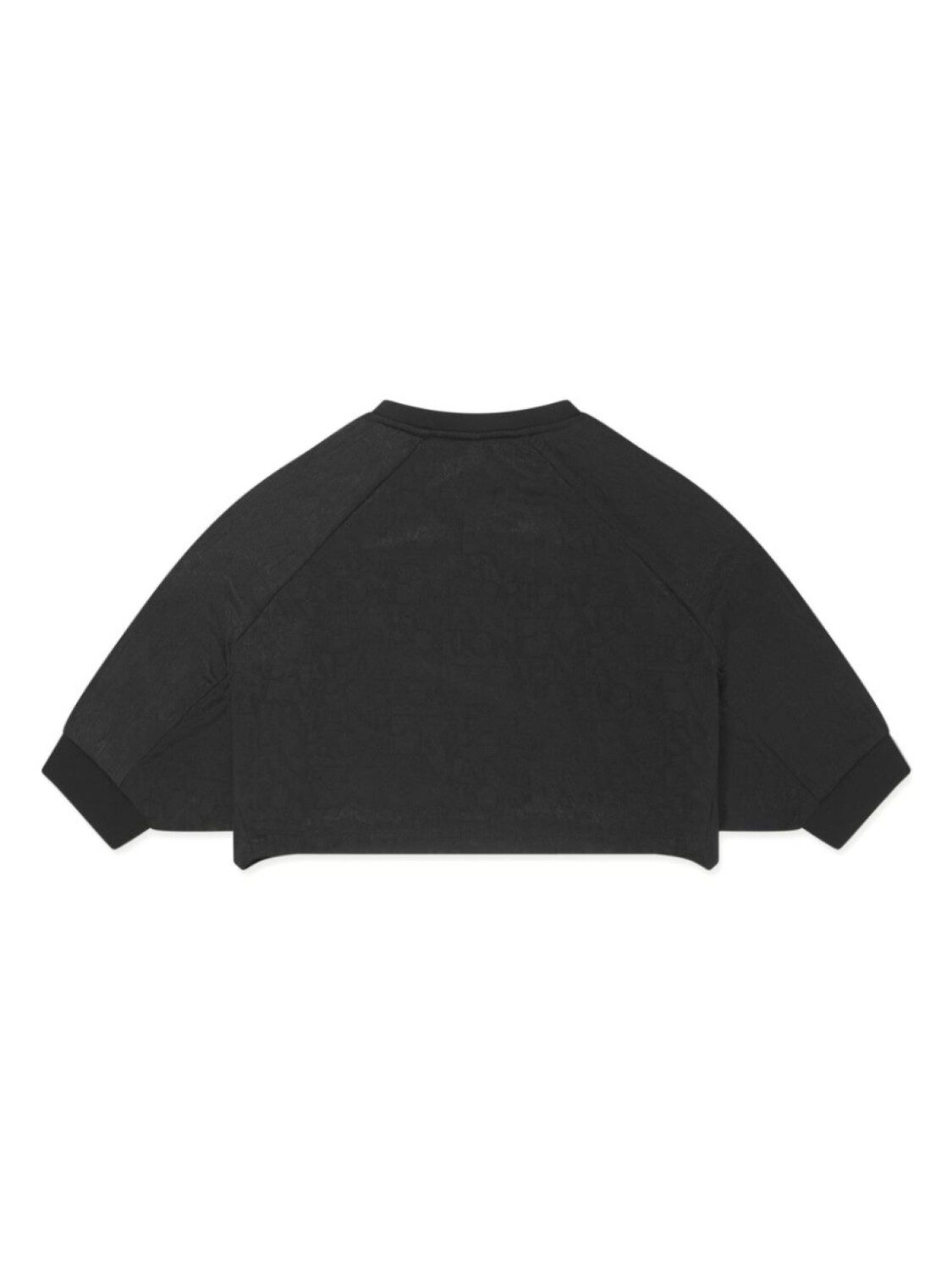 Укороченная толстовка с жаккардовым логотипом Emporio Armani Kids, синий — фото 2