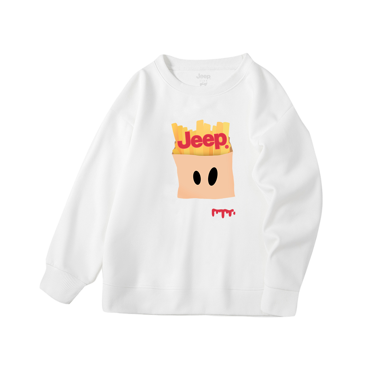 Детский свитшот с круглым вырезом Moderate Jeep, coffee — фото 3