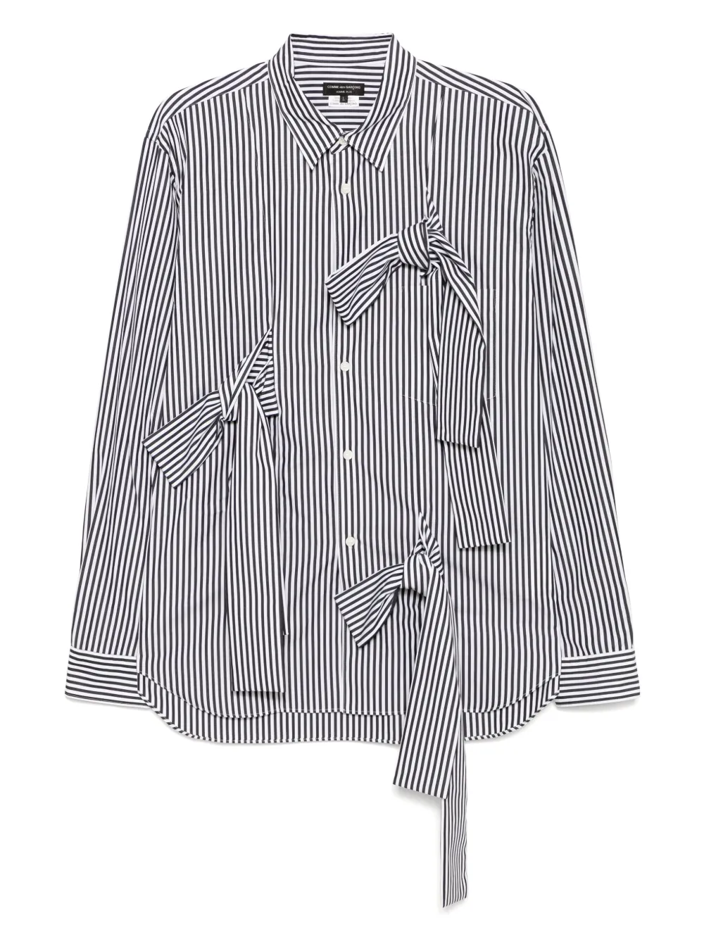 

Рубашка с бантом Comme des Garçons Homme Plus, черный