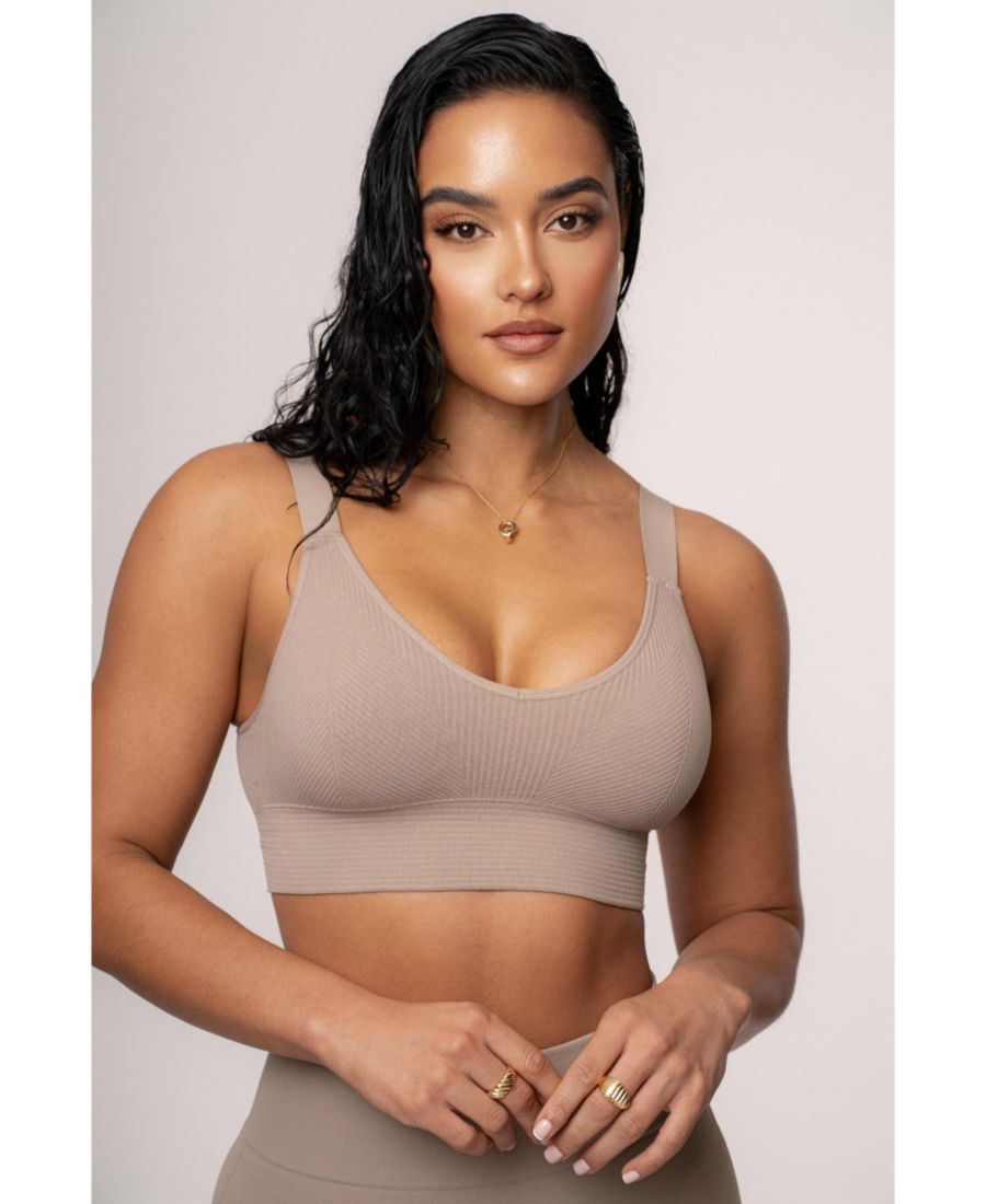 

Новый женский спортивный топ Flow JLUXLABEL, Beige