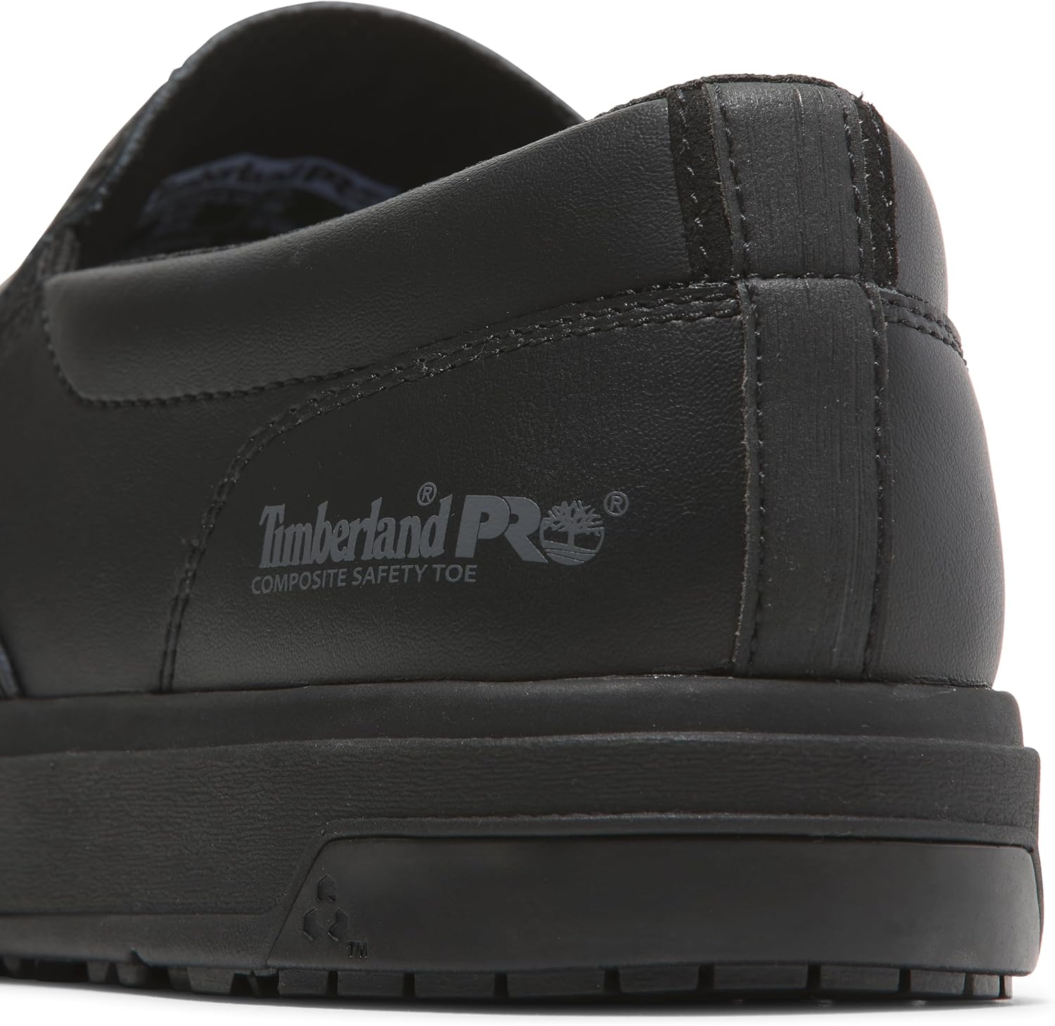 Timberland PRO мужские рабочие туфли Berkley Slip-On с композитным мыском, Black — фото 3