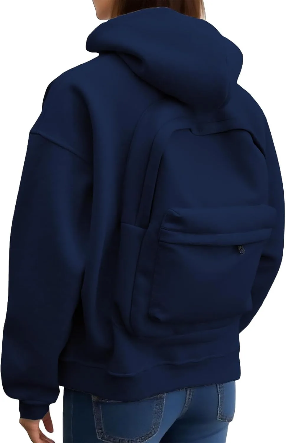 

Мужская толстовка с капюшоном Creative Travel и 3D-молнией на спине YSERB