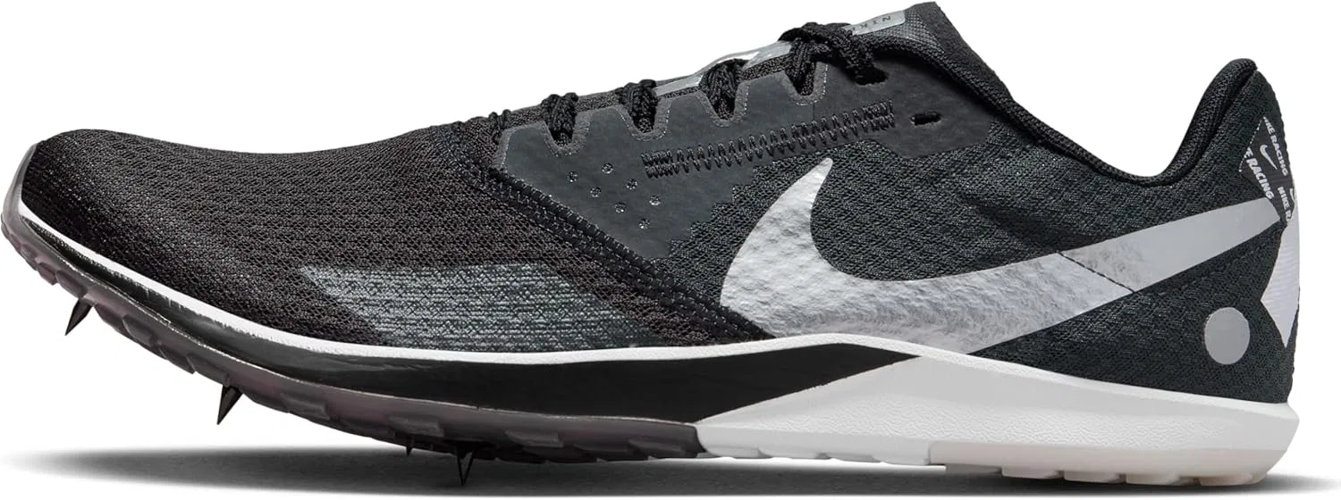 Кроссовки Nike Rival XC 6 Cross Country Spikes DX7999, Black Metallic Silver Dk Smoke Grey