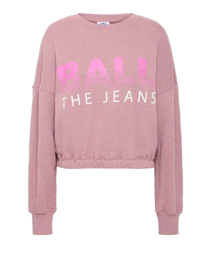 

Укороченная толстовка, нежно-лиловый цвет Ball, розовый