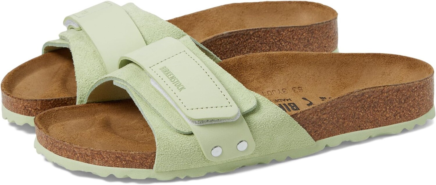 

Сандалии Birkenstock Oita - Suede, цвет Faded Lime