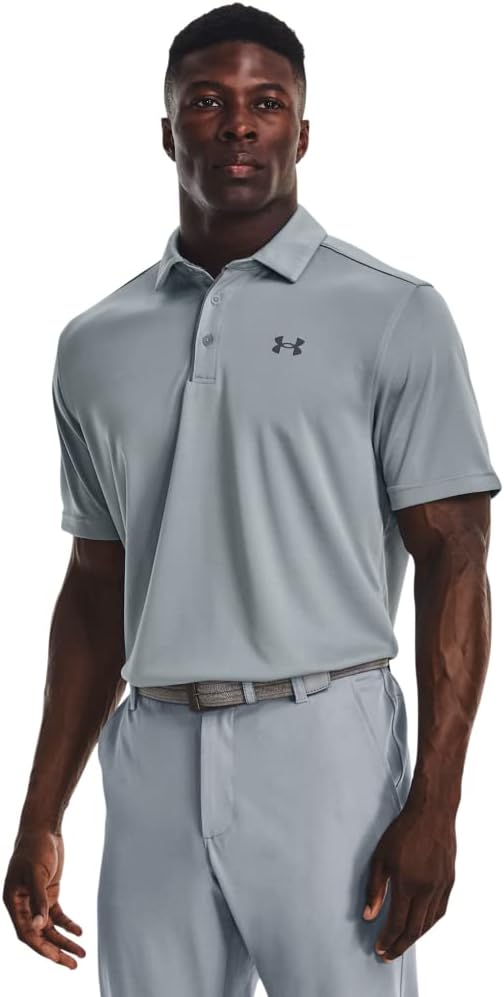 

Under Armour мужская поло для гольфа Tech, (465) Harbor Blue/Pitch Gray, Синий, Under Armour мужская поло для гольфа Tech, (465) Harbor Blue/Pitch Gray