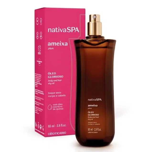 Многофункциональное масло Glorioso Nativa SPA Ameixa от O Boticário, 85 мл Generic