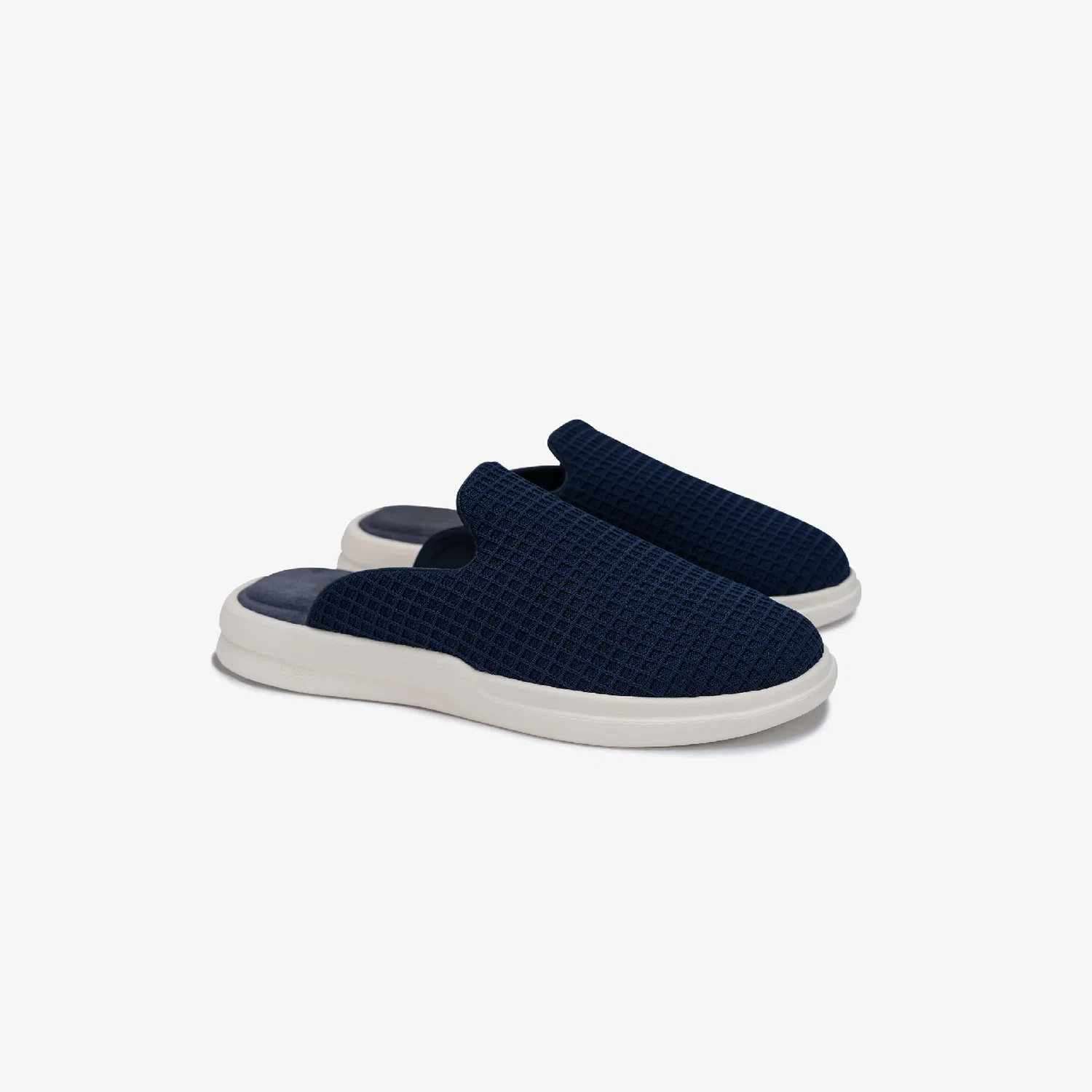 Мужские слайды Lusso Cloud Pelli Waffle Knit, индиго/маршмеллоу — фото 2