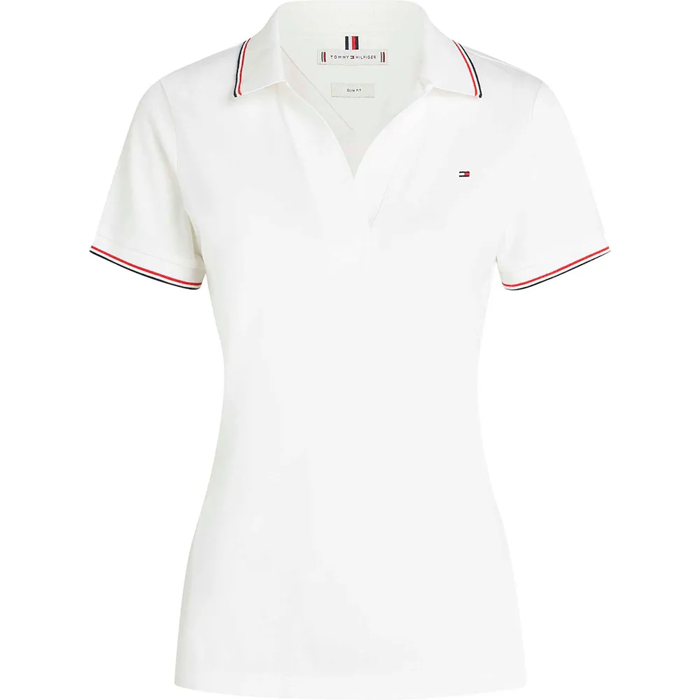 

Поло с коротким рукавом Tommy Hilfiger Open Slim Fit, белый