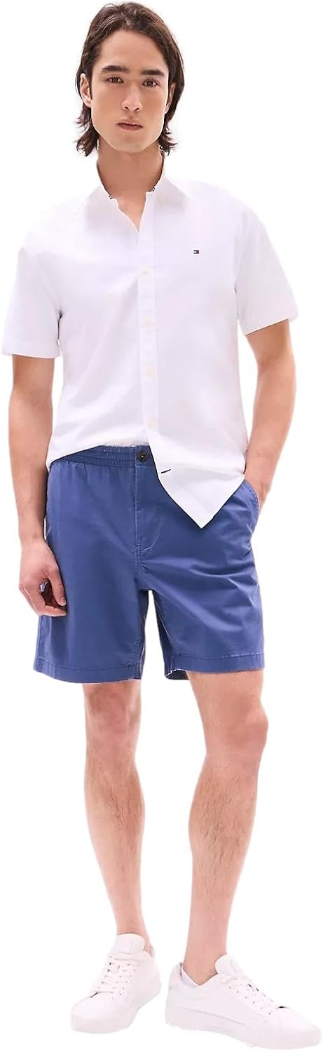 Мужские шорты Tommy Hilfiger Regular Fit Flex-Tommy, коллекция 2024, 40, Faded Indgo (Pull-On) — фото 2