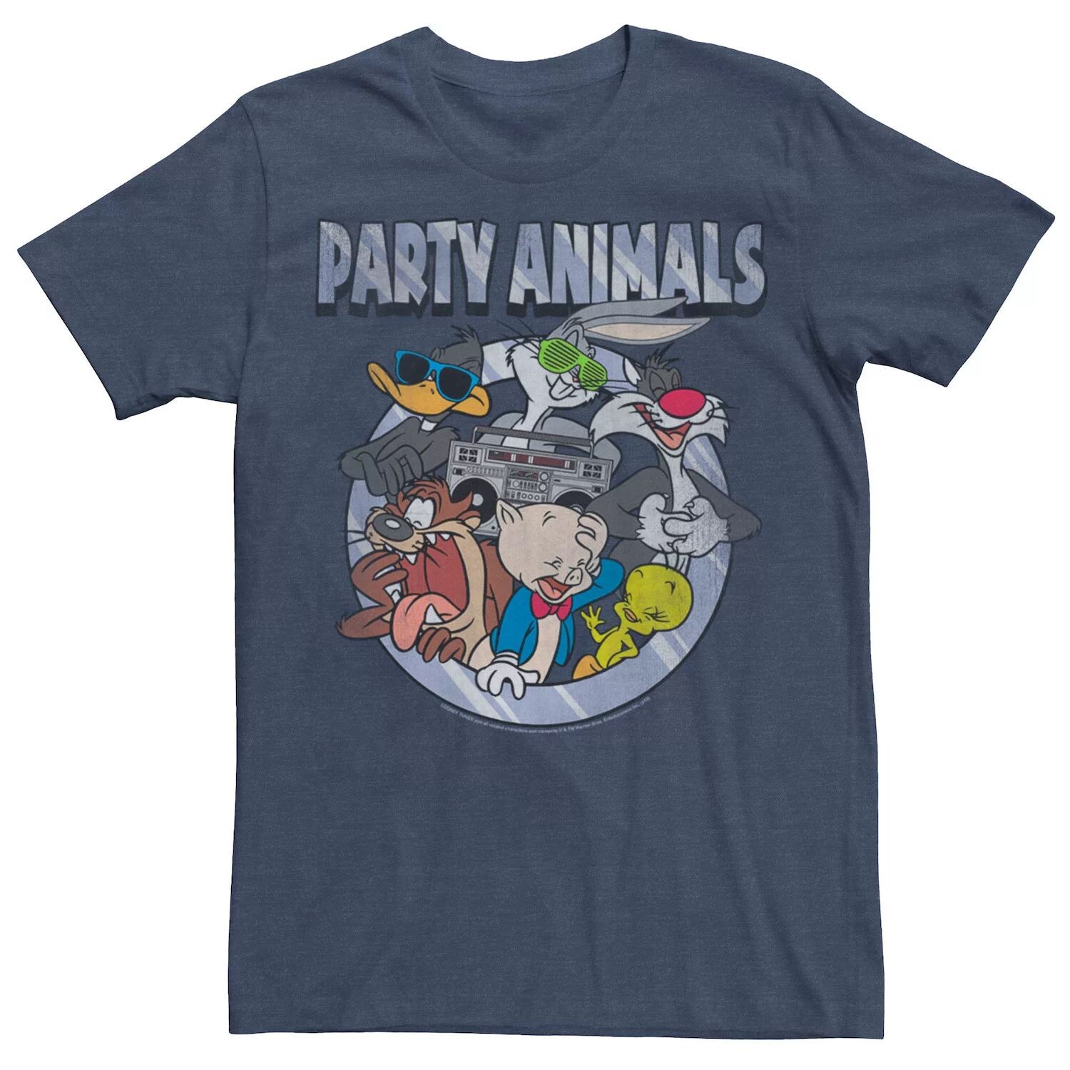 

Мужская футболка Looney Tunes Group Shot Party Animals Licensed Character