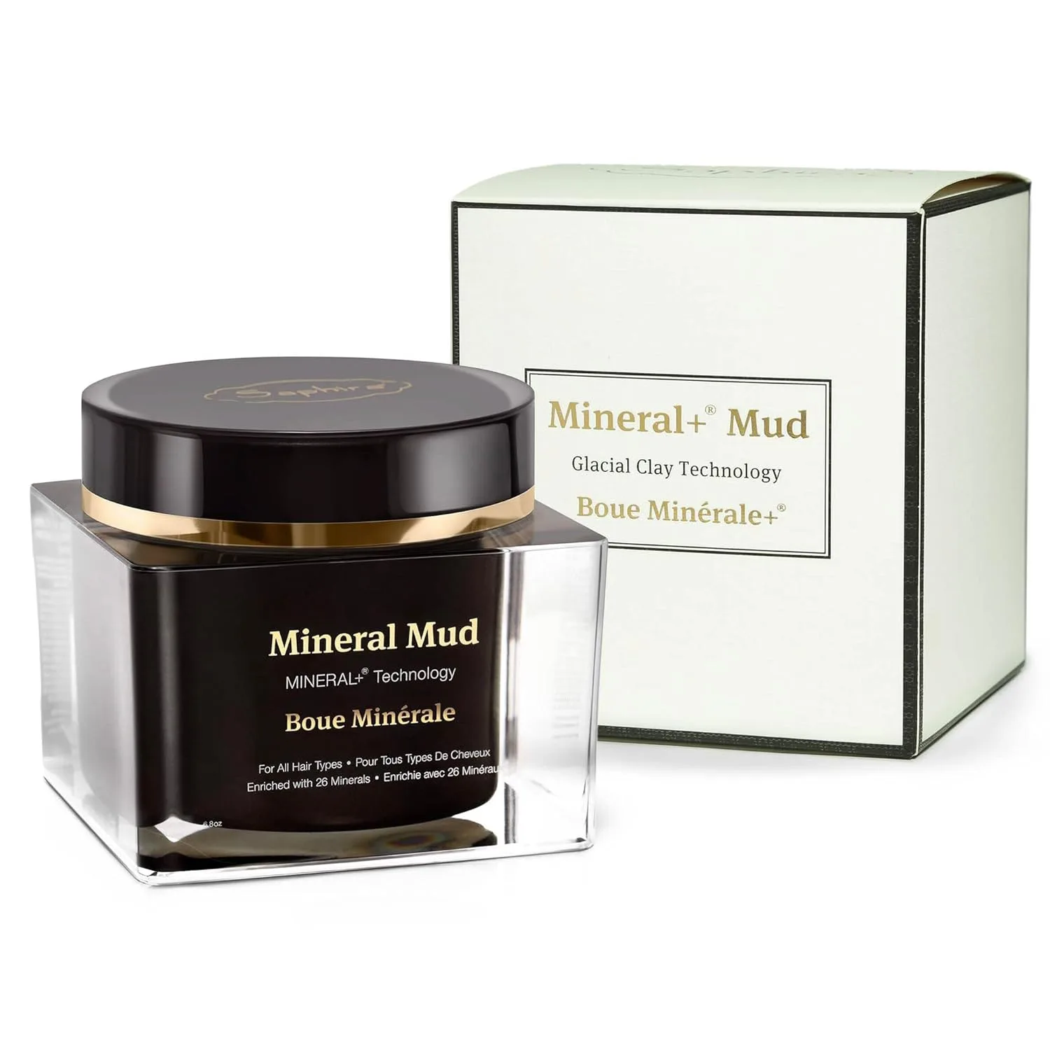 Saphira Dead Sea Mineral Mud Hair Mask - глубокое восстановление и увлажнение для сухих, поврежденных, пушащихся и кудрявых волос 192.78 г (1 шт.)