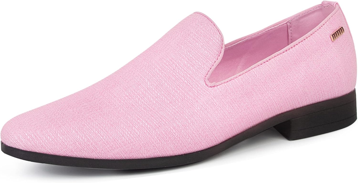 

Мужские лоферы UUBARIS для костюма и смокинга, обувь без шнурков, розовый