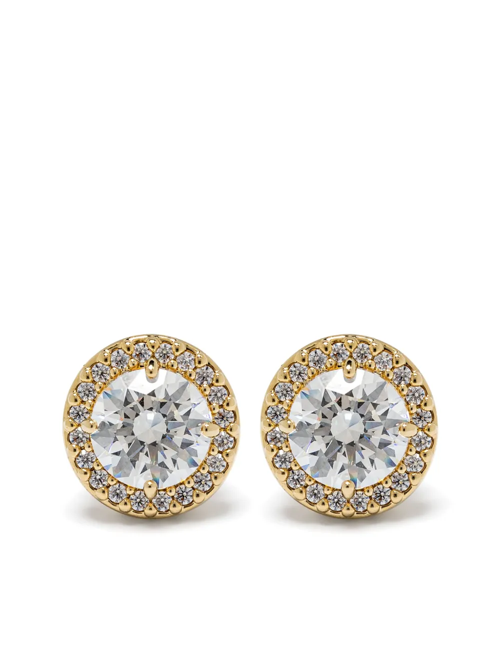 

Серьги-гвоздики Una Angelic Swarovski, золотой