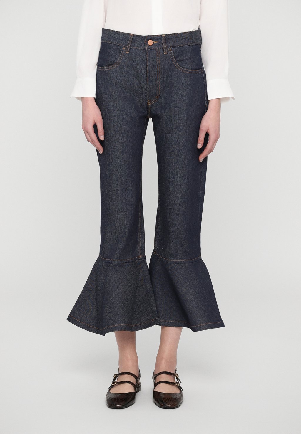 

Расклешенные джинсы PETAL ORGANIC BITE Studios, цвет Dark Blue Raw