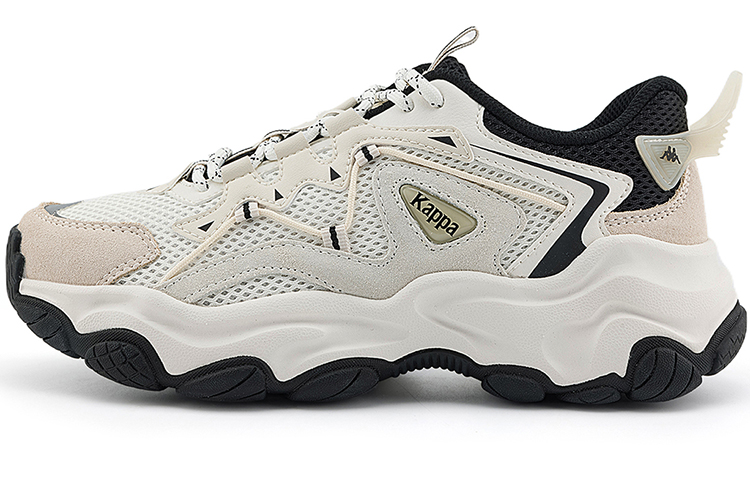 

Kappa Низкие массивные кроссовки унисекс серые черные Korean White/Moon Gray/Black-012, цвет Korean White/Moon Gray/Black-012