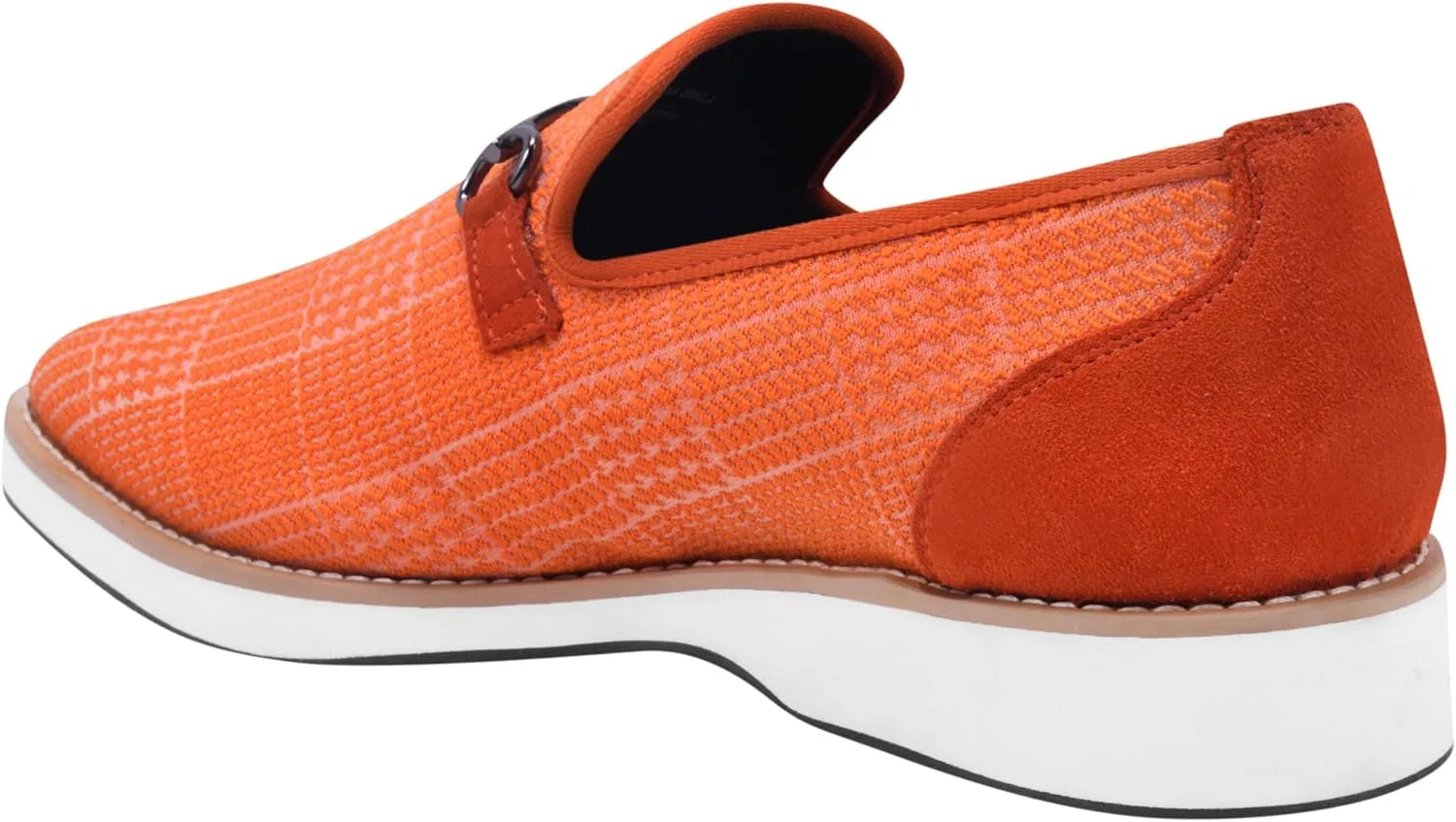 Мужские туфли-броги Liberty Footwear LIBERTYZENO с перфорацией на шнуровке, кожаные, для делового стиля, Orange Textile — фото 4