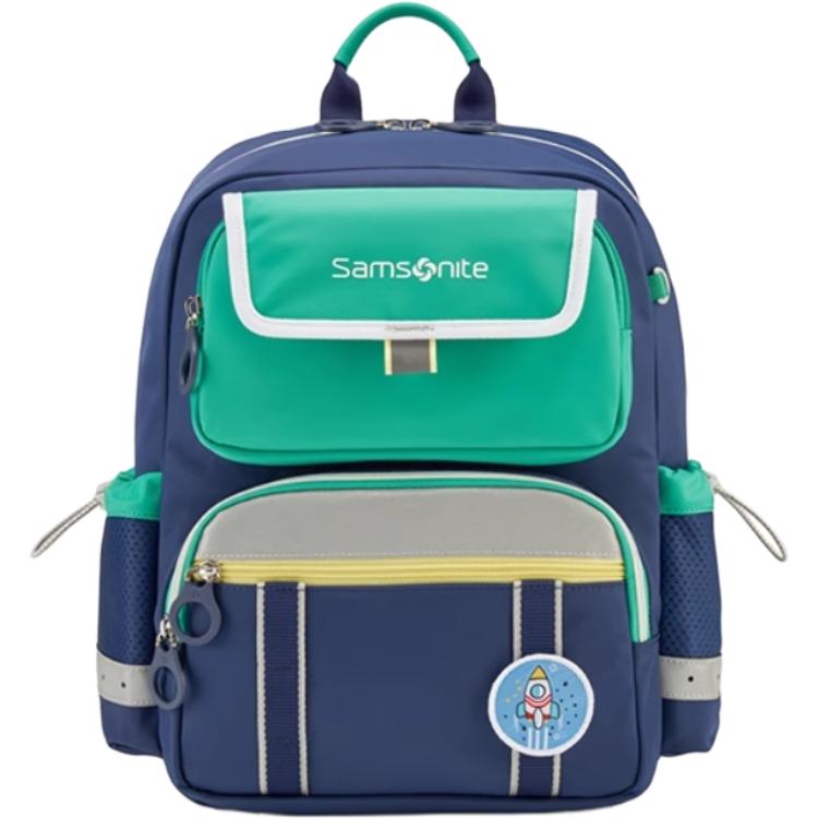 

Samsonite Тканевый рюкзак школьный средний детский синий и зеленый