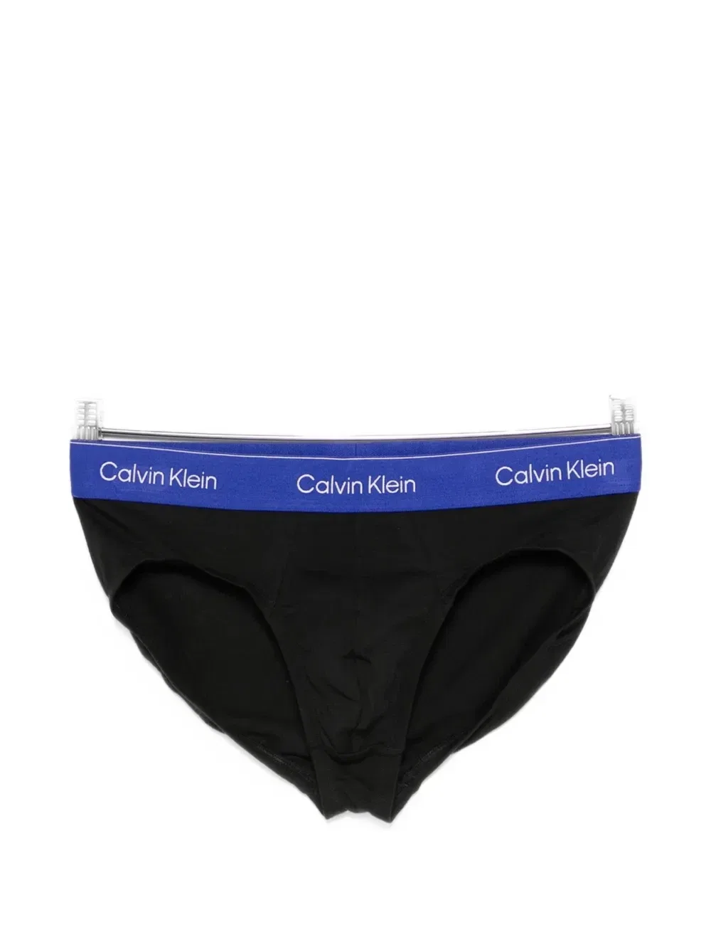 Трусы с логотипом на поясе (набор из пяти штук) Calvin Klein, черный — фото 2
