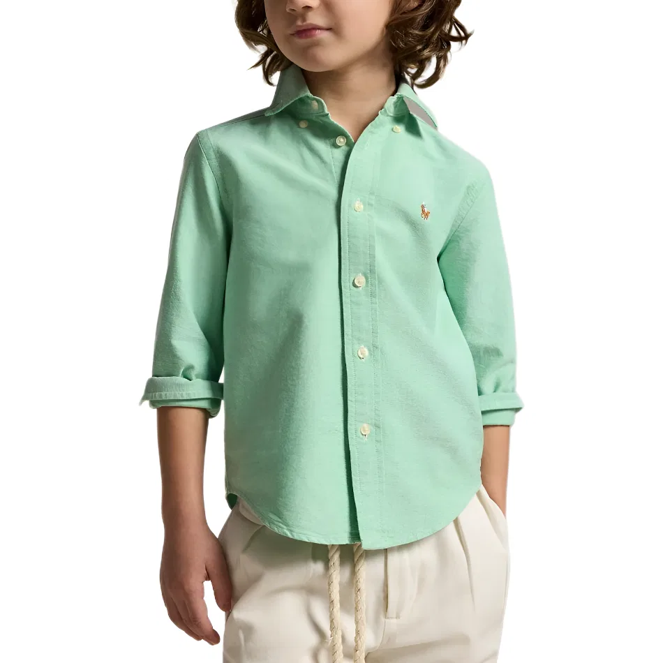 Повседневная рубашка Classic Polo Ralph Lauren Emerald — фото 4