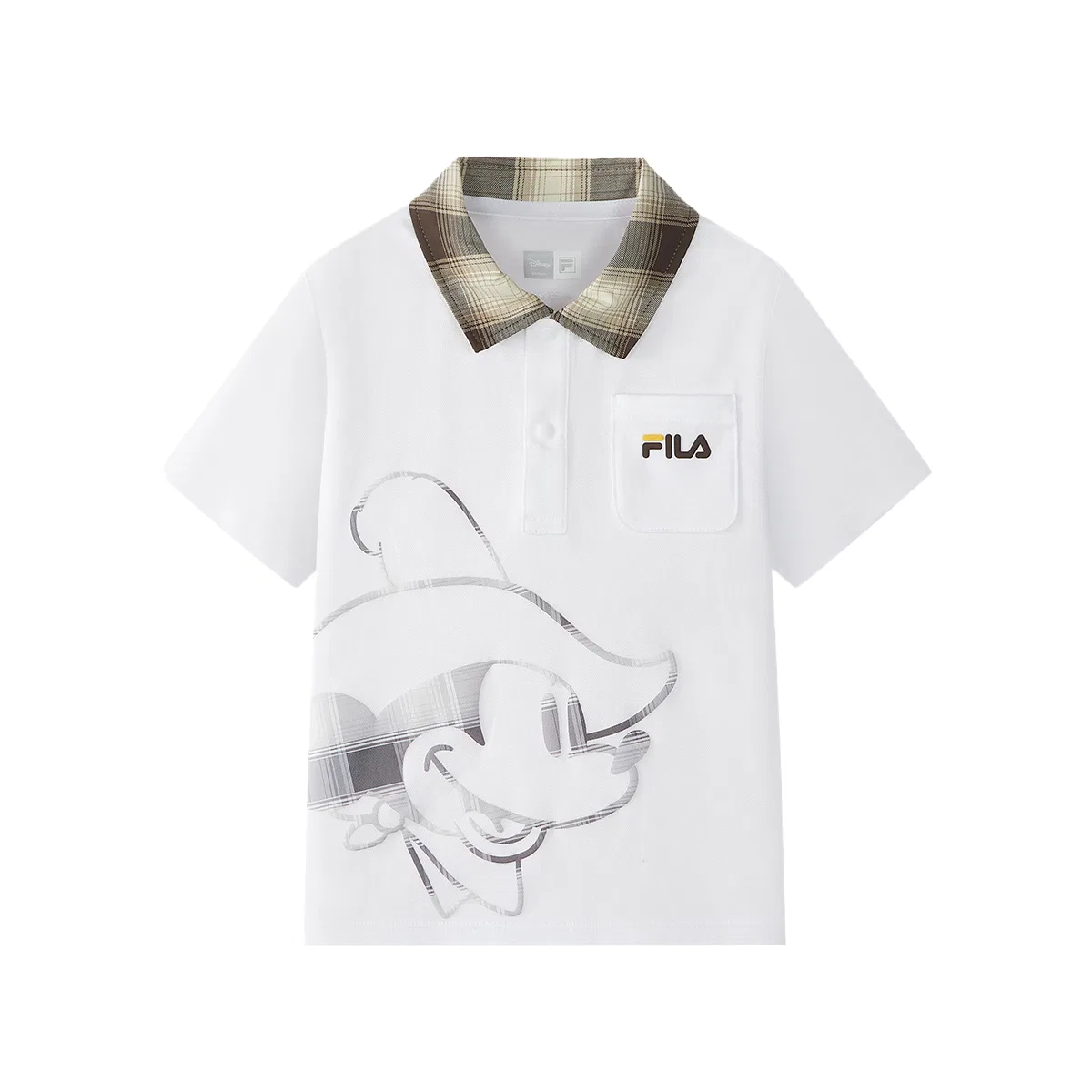 Поло детское белое FILA KIDS
