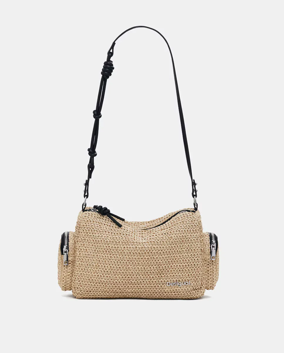 

Сумочка из рафии Desigual, цвет Nude, Бежевый, Сумочка из рафии Desigual, цвет Nude