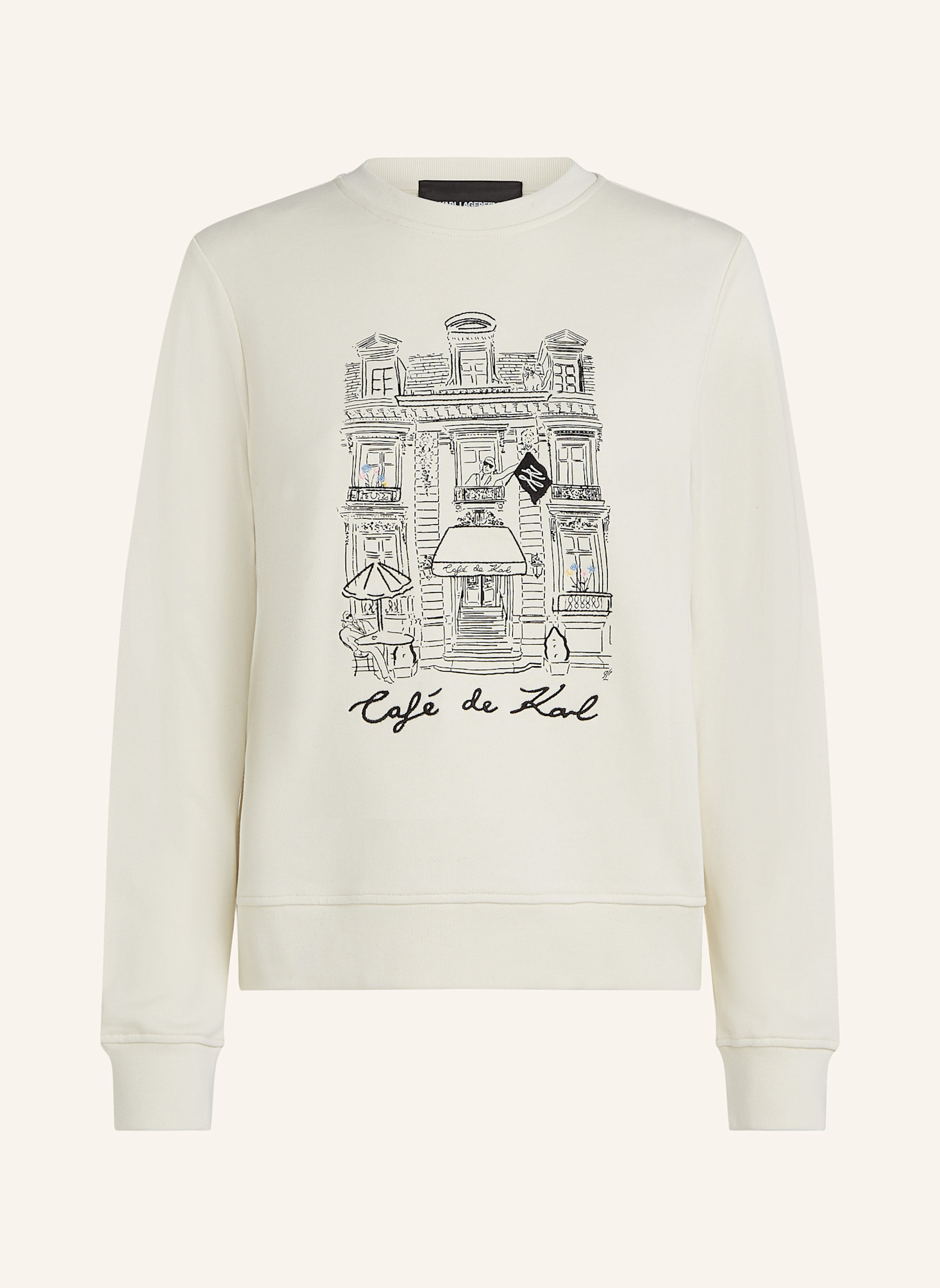 

Толстовка Karl Lagerfeld x Jorge Parra Karl Lagerfeld, бежевый