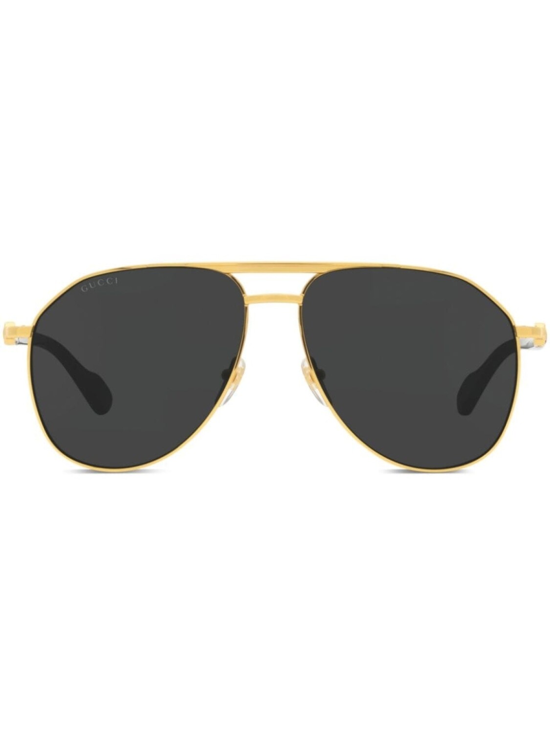 

Gucci Eyewear солнцезащитные очки-пилоты, золотистый