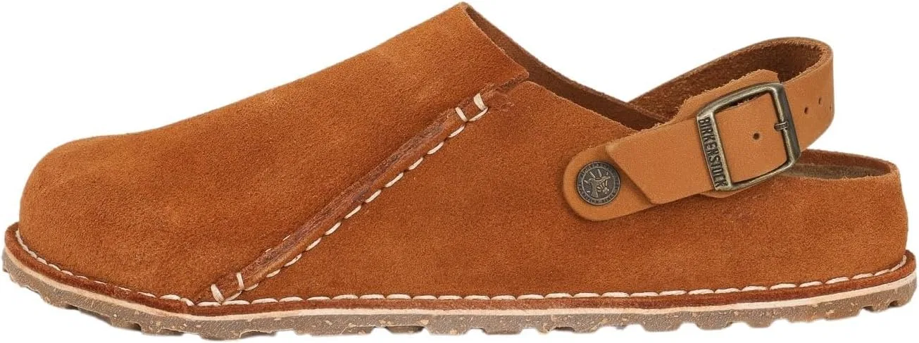 BIRKENSTOCK Унисекс Замшевые кожаные сандалии Lutry премиум-класса, Brown