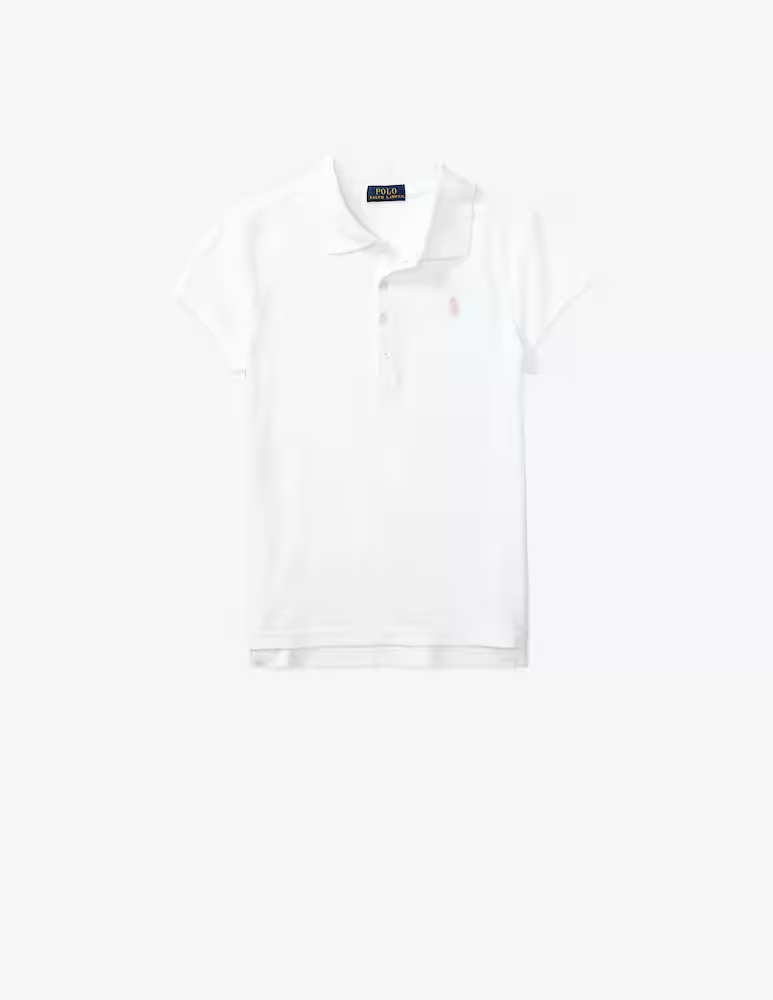 

Хлопковая рубашка-поло Polo Ralph Lauren, белый