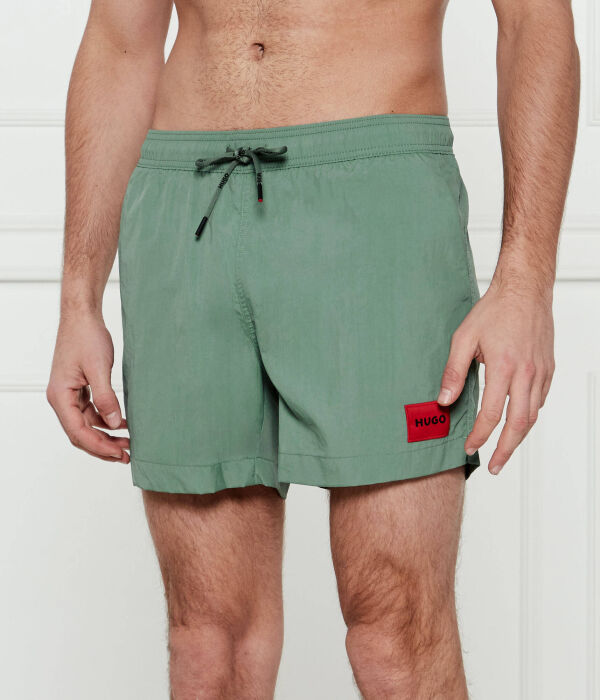 

Шорты для плавания мужские Hugo Bodywear с логотипом, зеленый