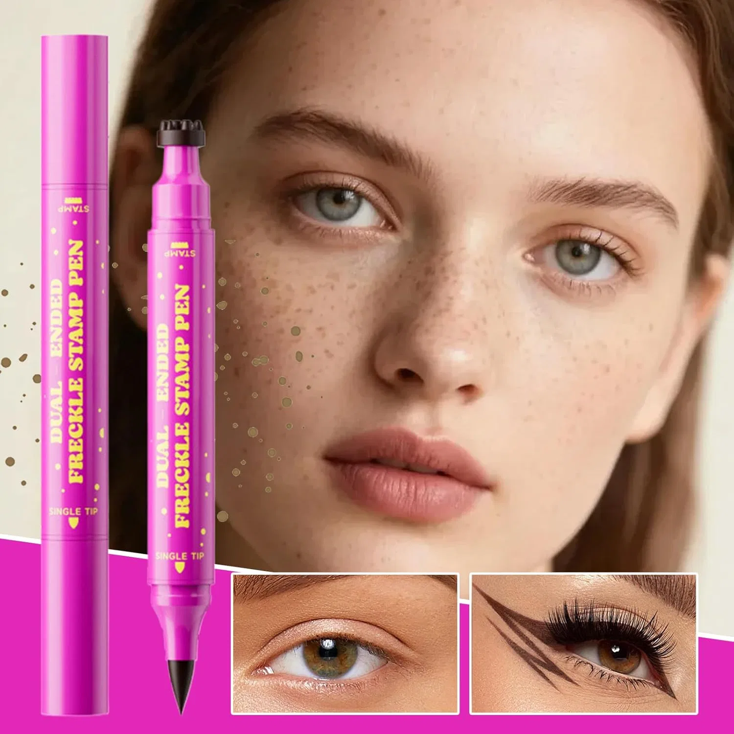 Тональное средство Freckle Stamp Makeup Dot Pen, 2,8 мл, F01 beige brown — фото 3