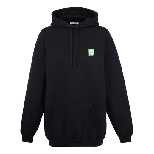 

Толстовка men's environmental friendly bb series black Balenciaga, черный