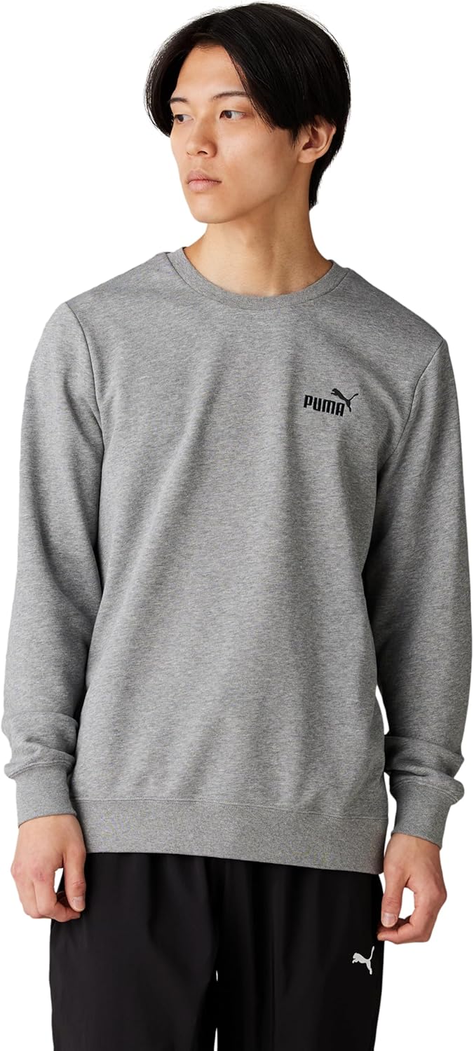 

Повседневная спортивная толстовка Puma TR 687537, размер ESS Small, с логотипом NO.1, с круглым вырезом, мужская, серый