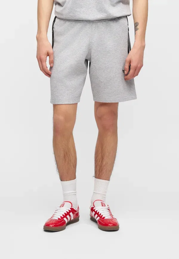 Шорты-спейсеры Adidas Originals, средне-серый меланж — фото 3