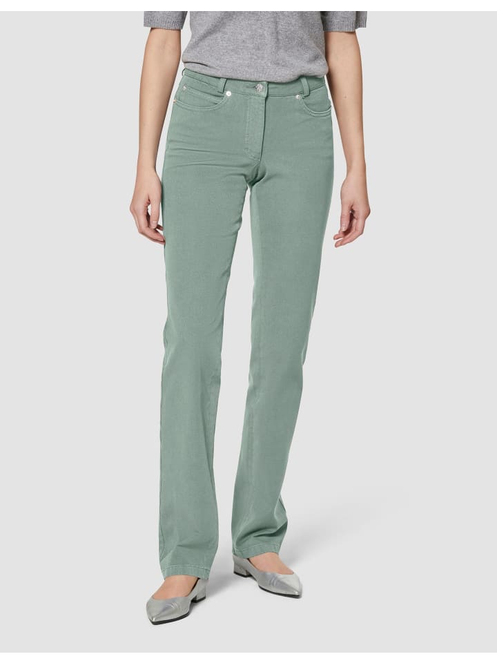 

MADELEINE Узкие джинсы с пятью карманами, цвет шалфейно-светло-зеленый