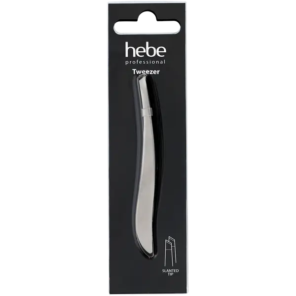 Пинцет изогнутый, с загнутым кончиком, 1 шт. Hebe Professional Tweezer — фото 2