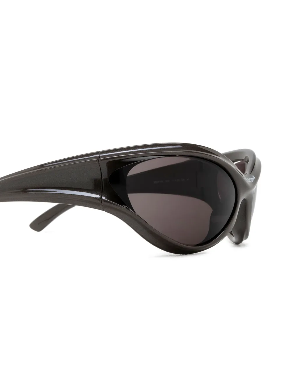 Солнцезащитные очки Dynamo Wrap в массивной оправе Balenciaga Eyewear, серый — фото 3