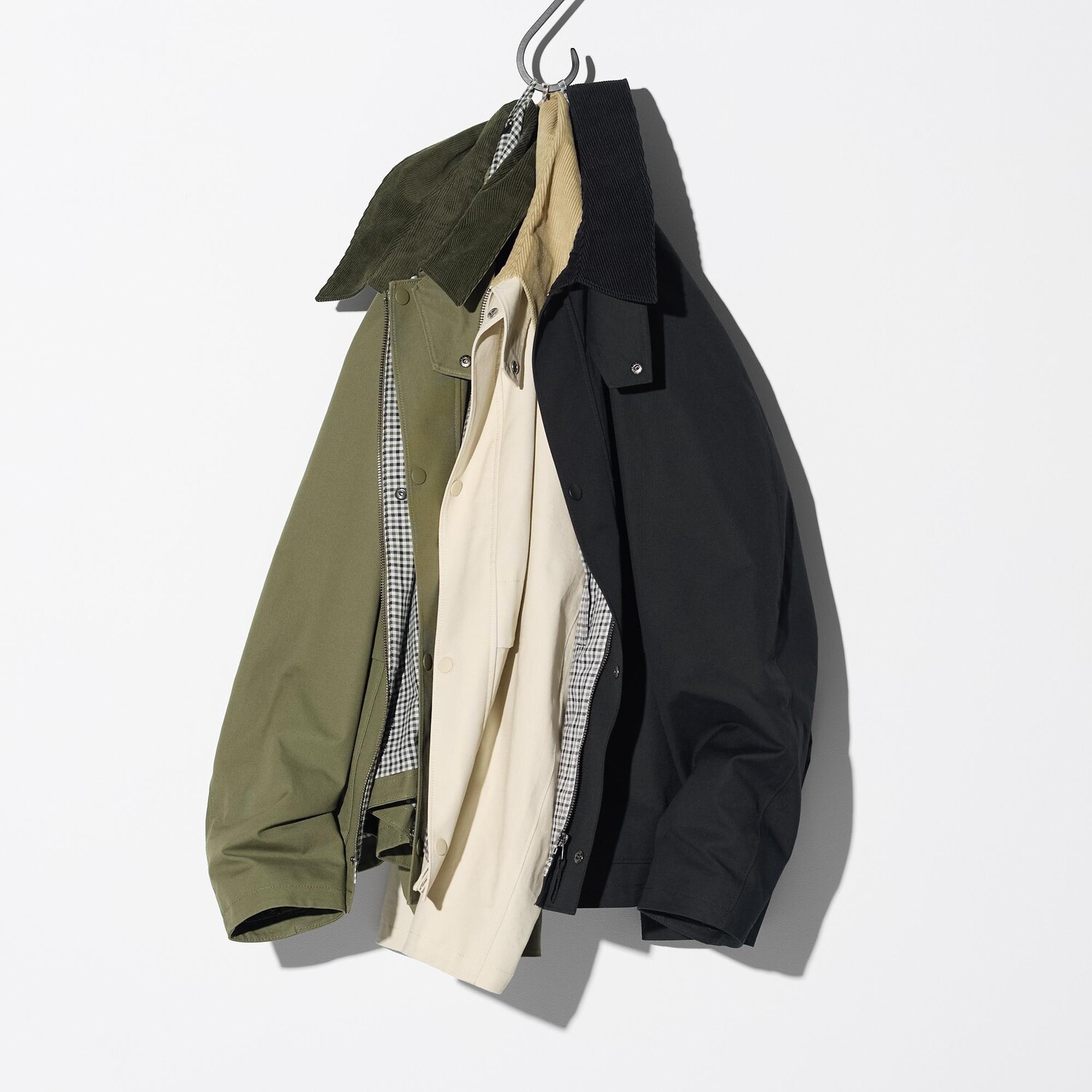 Куртка ветровка UNIQLO, 30 кремовый — фото 4