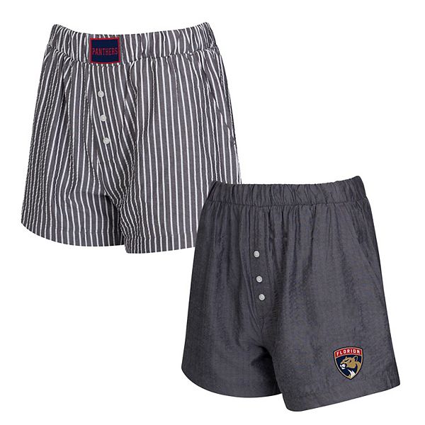 

Женские боксеры Concepts Sport charcoal Florida Panthers, набор из 2 штук Unbranded