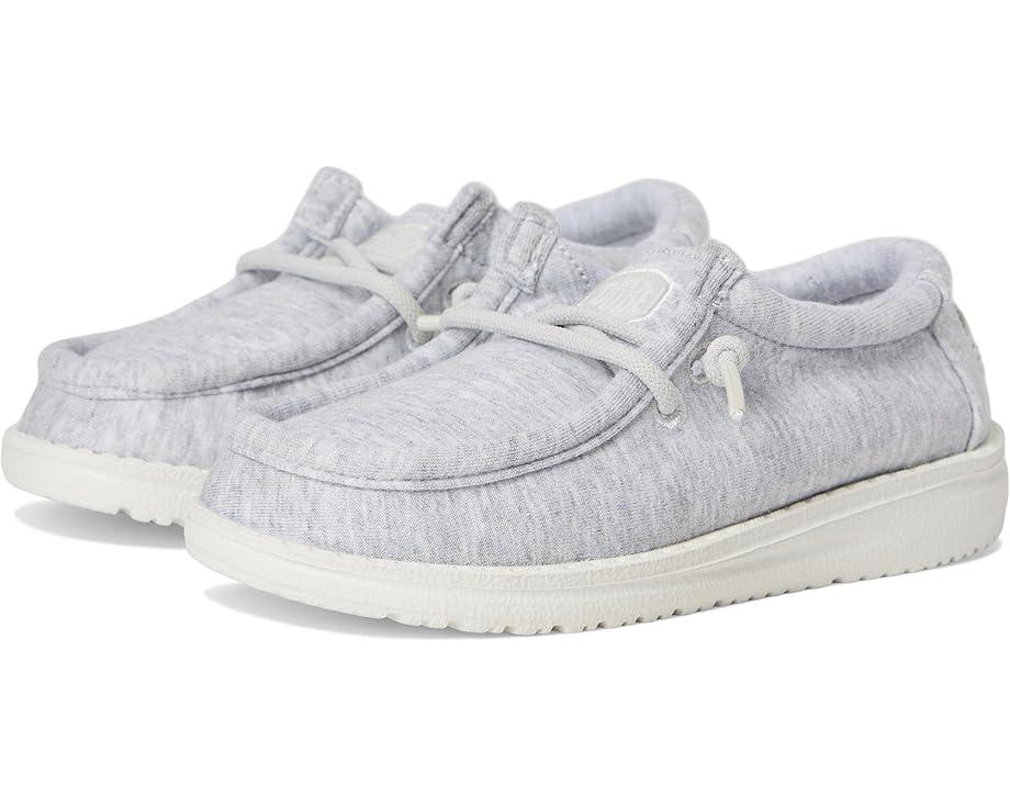 

Детские кроссовки Wally Stretch Jersey (для малышей) Hey Dude Kids, Light Grey