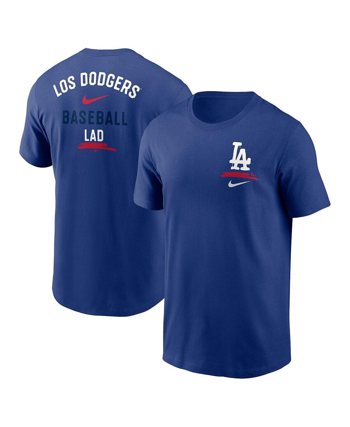 

Мужская футболка Royal Los Angeles Dodgers City Connect 2-Hit Nike