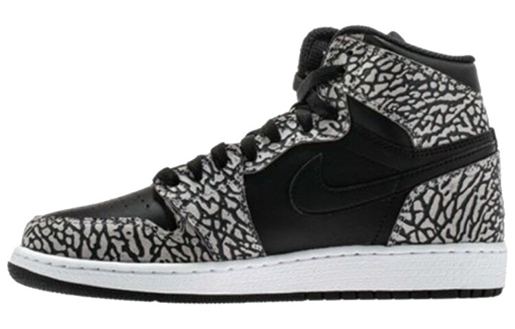 

Кроссовки Jordan 1 Retro High Premium Black Elephant GS