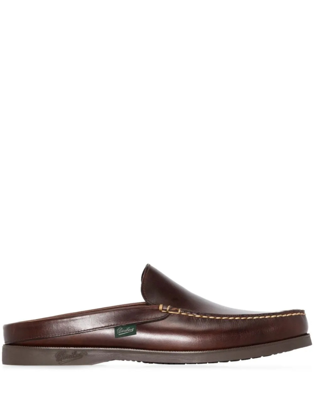 

Paraboot слиперы с закругленным носком, коричневый