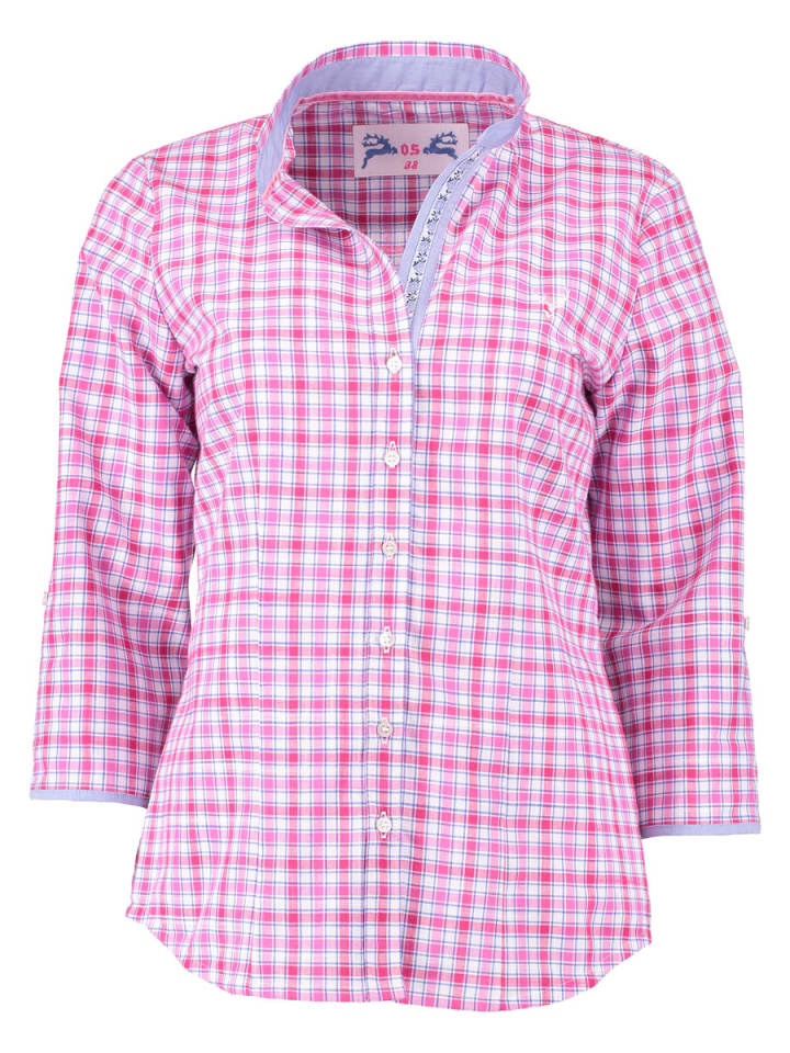 

OS-Trachten Традиционная блузка Kleyol темно-красного цвета