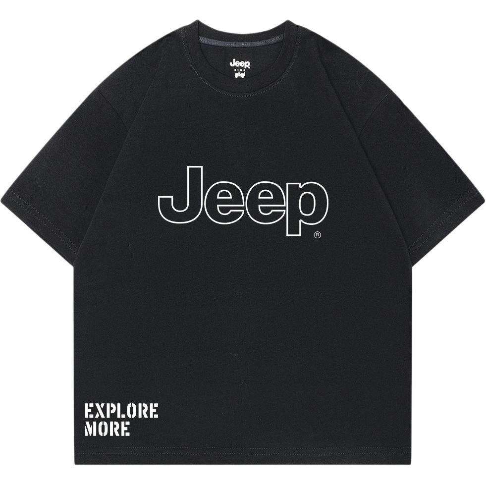 Футболка для начальной школы Jeep, черная — фото 4
