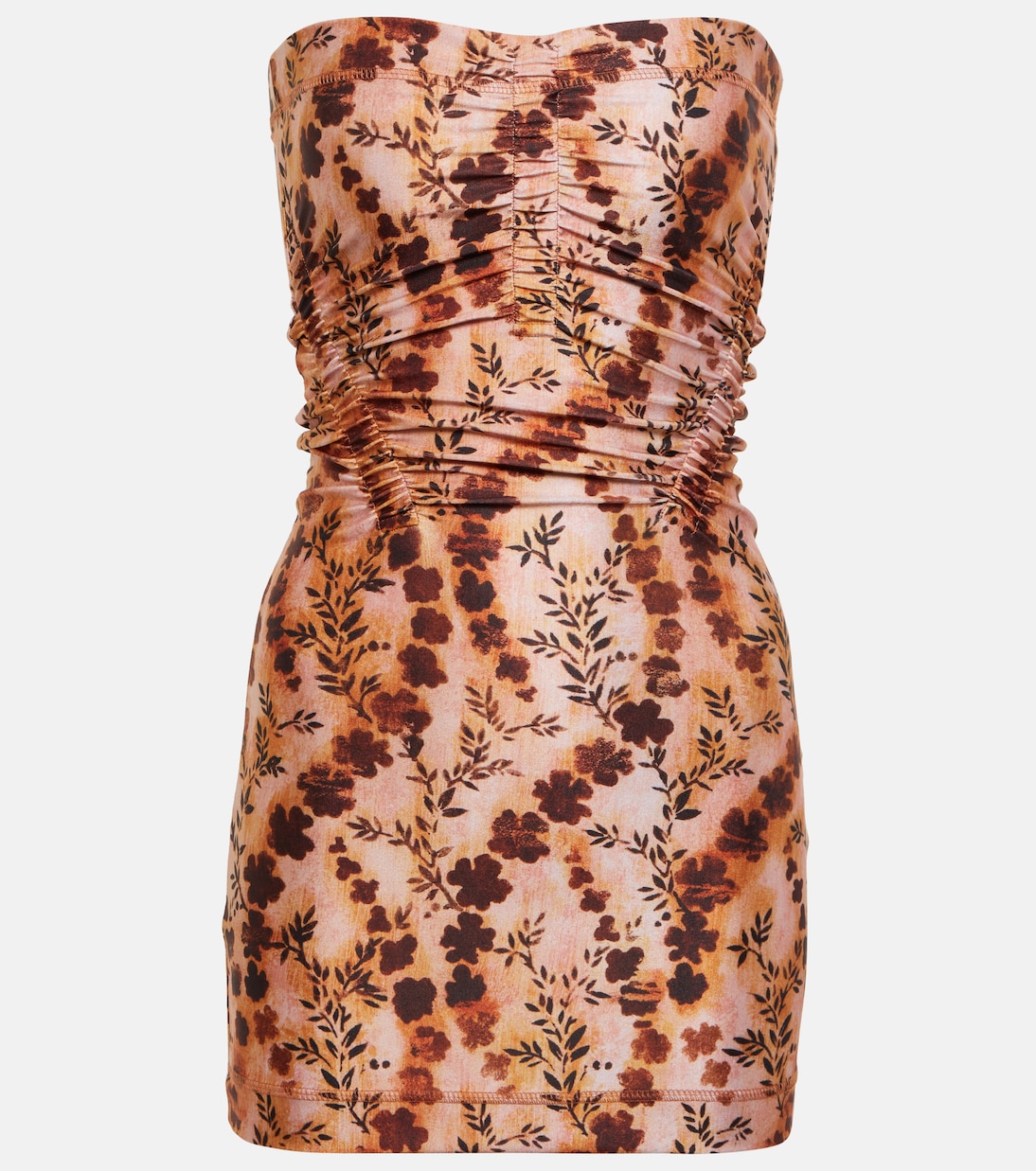 

Мини-платье Skinn с цветочным принтом KNWLS, Chain Florals